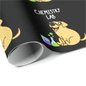 化学ラボおもしろいラブラドールドッグプンダーク ラッピングペーパー (ロールコーナー)