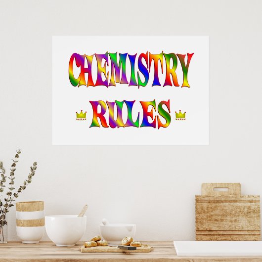 化学ルール ポスター (キッチン)
