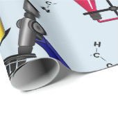 化学一定の包装紙 ラッピングペーパー (ロールコーナー)