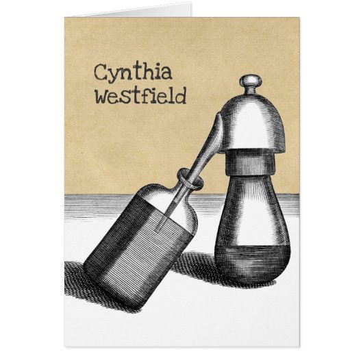 化学中世モダン錬金術カード (正面)