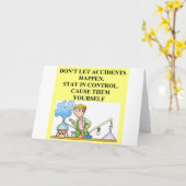 化学事故 カード (黄色い花)