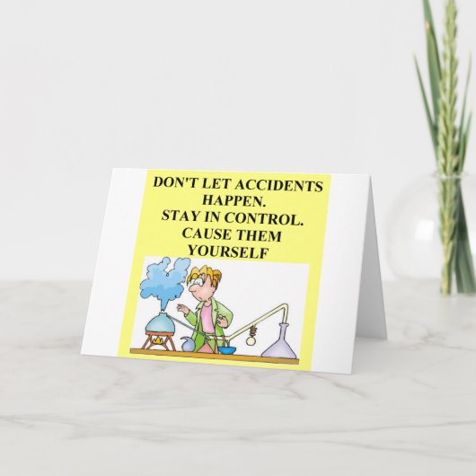 化学事故 カード (正面)