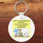 化学事故 キーホルダー (正面)