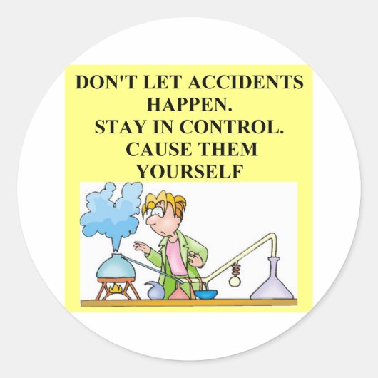 化学事故 ラウンドシール (正面)