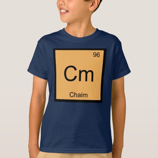化学元素周期表の名言 Tシャツ (正面)