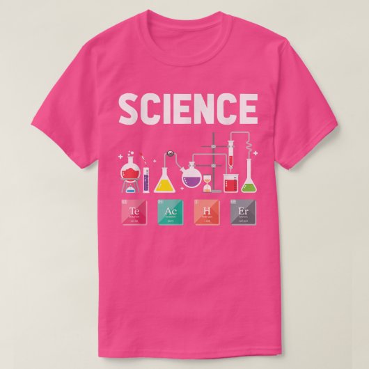 化学元素研究所科学先生 Tシャツ (デザイン正面)