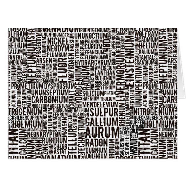 化学元素 (正面横)