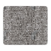 化学元素 カッティングボード (正面)