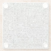 化学元素 ガラスコースター (裏面)