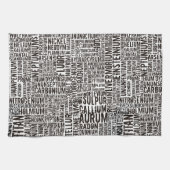 化学元素 キッチンタオル (横)