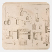 化学元素』 スクエアシール (正面)