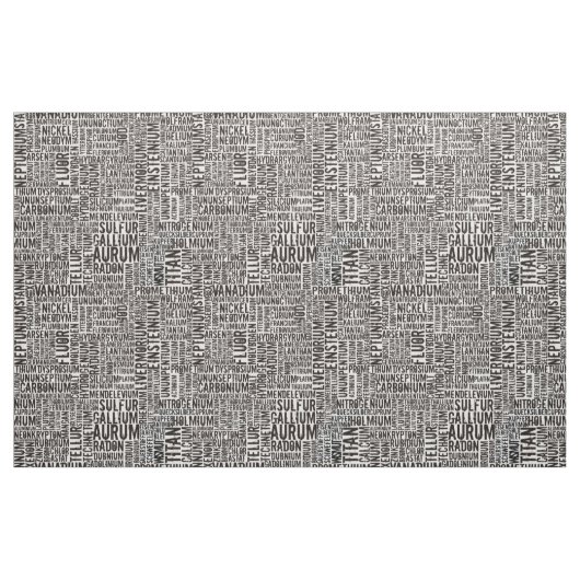 化学元素… ファブリック (ヤード)