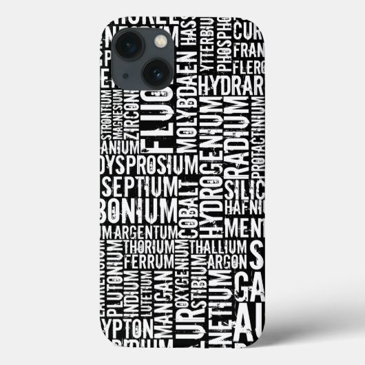 化学元素... 彫刻木製iPhoneケース Case-Mate iPhoneケース (裏面)