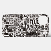 化学元素... 彫刻木製iPhoneケース Case-Mate iPhoneケース (裏面 (横))