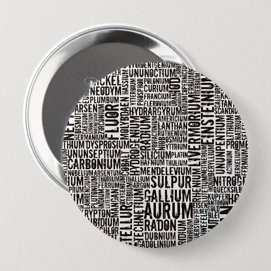 化学元素 缶バッジ (正面&裏面)