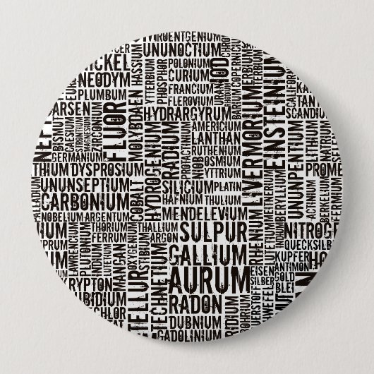 化学元素 缶バッジ (正面)
