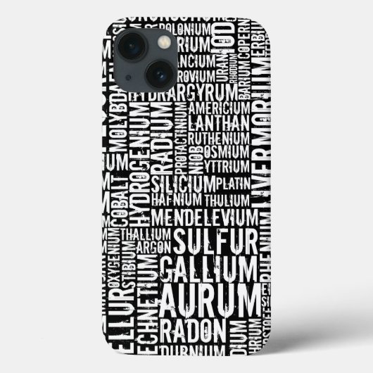 化学元素 Case-Mate iPhoneケース (裏面)