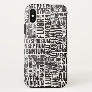 化学元素... iPhone X ケース