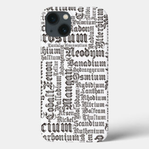 化学元素 iPhone 13ケース