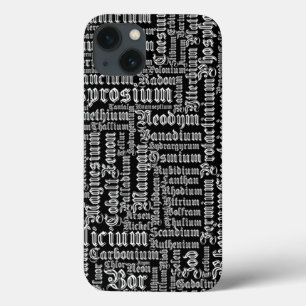 化学元素 iPhone 13ケース