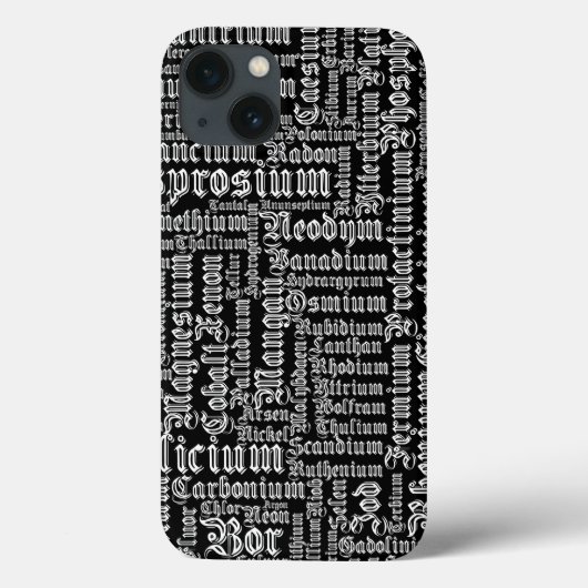 化学元素 Case-Mate iPhoneケース (裏面)