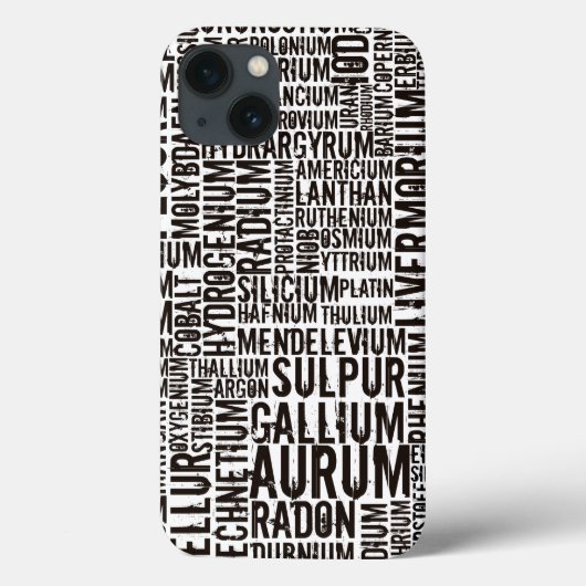 化学元素 Case-Mate iPhoneケース (裏面)