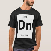 化学元素Dn Tシャツ (正面)