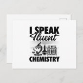 化学先生ことわざ |化学者への贈り物 ポストカード (正面/裏面)