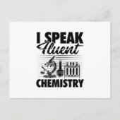 化学先生ことわざ |化学者への贈り物 ポストカード (正面)