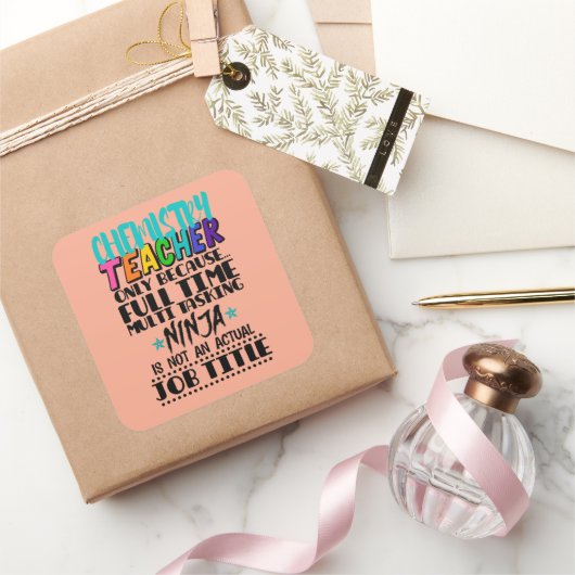 化学先生のみフルタイム数々の スクエアシール (ギフト)