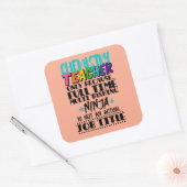 化学先生のみフルタイム数々の スクエアシール (封筒)