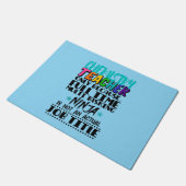 化学先生のみフルタイム数々の ドアマット (アングル)