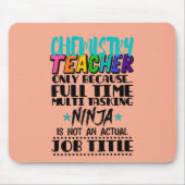 化学先生のみフルタイム数々の マウスパッド (正面)