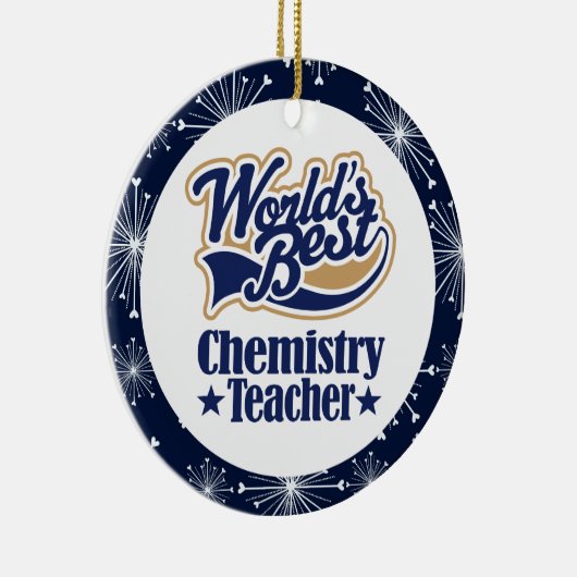 化学先生のギフトのオーナメント セラミックオーナメント (右)
