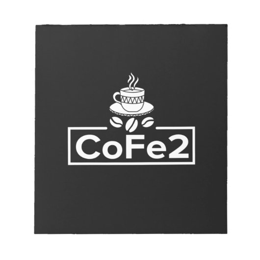 化学先生コーヒー恋人 ノートパッド (正面)