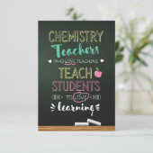 化学先生ズ·教えフ·ラブ サンキューカード (スタンド正面)