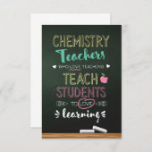 化学先生ズ·教えフ·ラブ サンキューカード (正面/裏面)