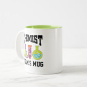 化学先生化学パーソナライズされた者贈与 ツートーンマグカップ (正面左)