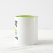 化学先生化学パーソナライズされた者贈与 ツートーンマグカップ (中央)