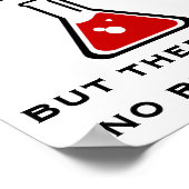 化学先生化学者おもしろいジョークのポスター ポスター (角)