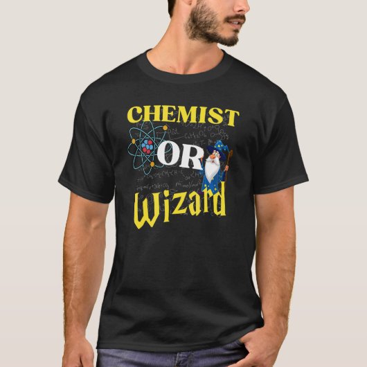 化学先生又は魔法錬金又は魔法 Tシャツ (正面)