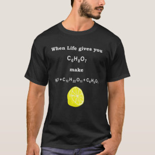 化学先生学生おたくレモンフォーミュラ Tシャツ