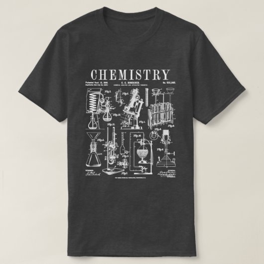 化学先生学生科学研究所Vinta Tシャツ (デザイン正面)