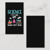 化学先生研究所試験管科学者 名刺 (正面/裏面)