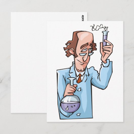 化学先生 ポストカード (正面/裏面)