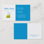 化学先生 |科学 名刺 (正面/裏面)