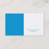 化学先生 |科学 名刺 (裏面)