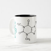 化学分子のコーヒー・マグ ツートーンマグカップ (正面左)