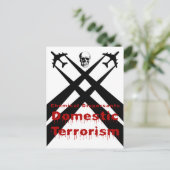 化学分散剤は国内テロである ポストカード (スタンド正面)