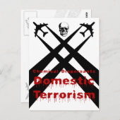 化学分散剤は国内テロである ポストカード (正面/裏面)